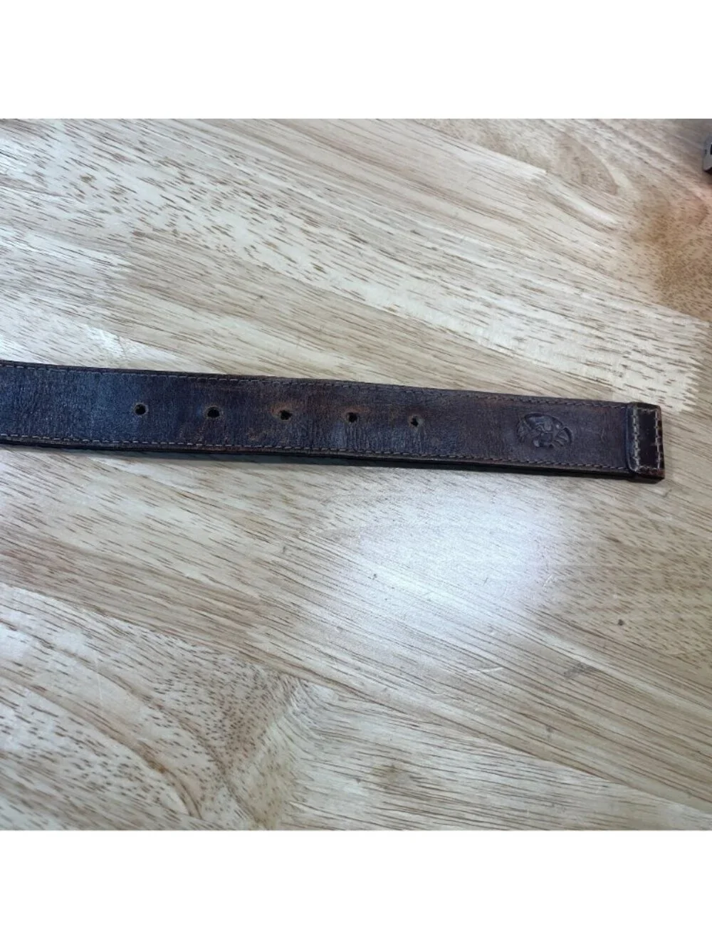 Jack Mason NCAA Iowa Hawkeyes Reversible Leather Fabric Belt Men Size 42